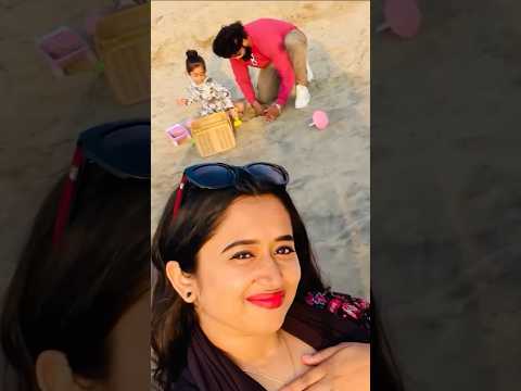 Beach day 🏖️ full video out now 🥰 #malutty #shanumubi #beachday #beach #family