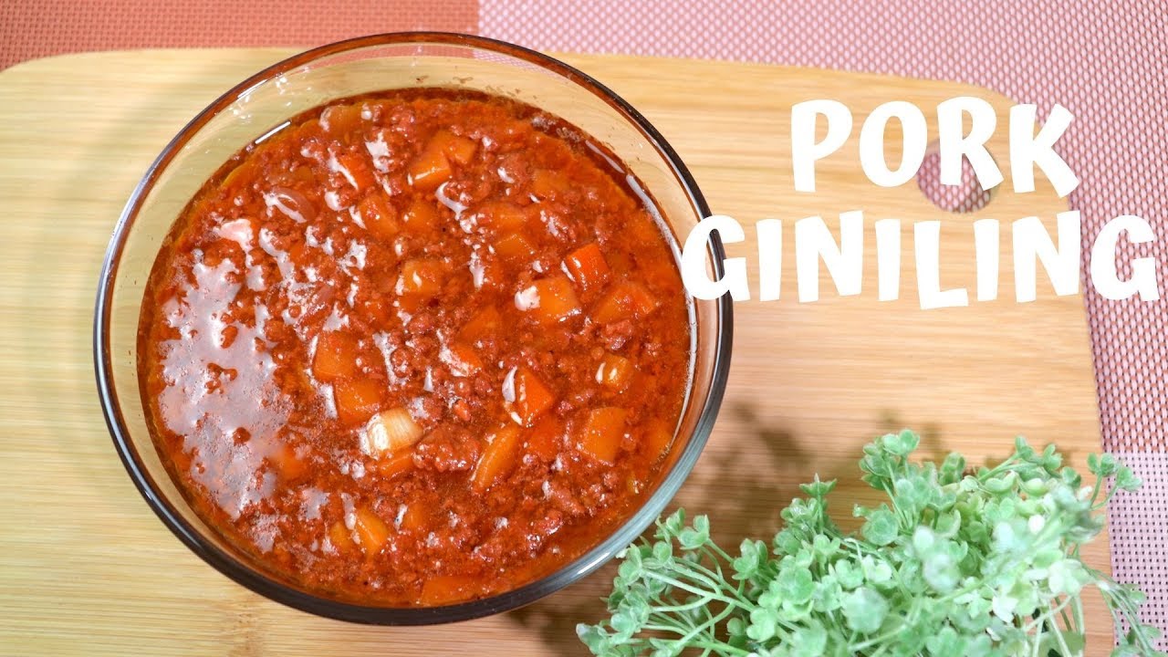 Pork Giniling Ulam Pinoy Recipe