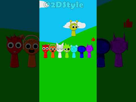 Yellow Sings the ColorMixing Song 🌈 | Sprunki Rainbow Party
