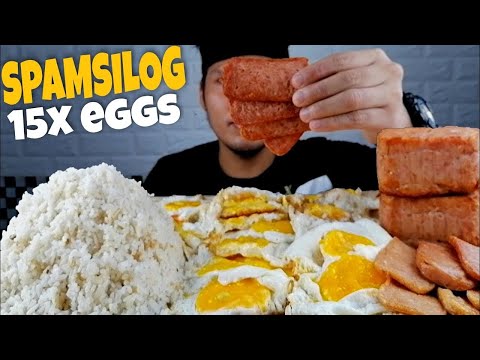 SPAMSILOG MUKBANG ASMR | Mukbang Philippines