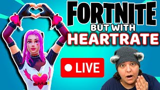 🔴Live: Fortnite ZB As A Beginner AND Heart Rate Monitor