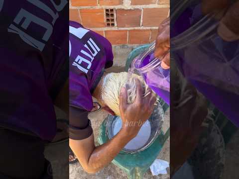 Deixando o cabelo branco