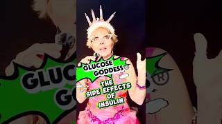 Glucose Goddess®️ on “The Side Effects of INSULIN.”  #glucosegoddess #diabetes #type1diabetic #humor