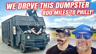 I Tried to Drive This Dumpster On Wheels 800 Miles With Tony Angelo Just To Get Pizza.