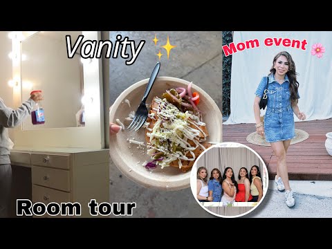 MY ROOM TOUR 🌸😱!! I got my vanity 😭