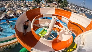 Ring Water Slide at Water Playground in Marina Aquapark Istanbul