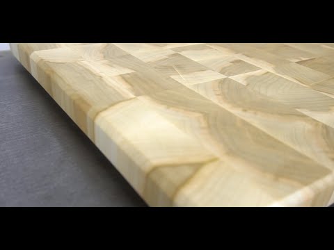 Crafting a High End Cutting Board - Woodworking ASMR