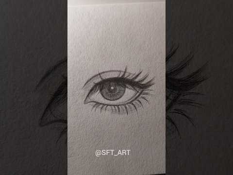 Draw girl's eyes...โจ #art #girls #eyes #sketch #shorts