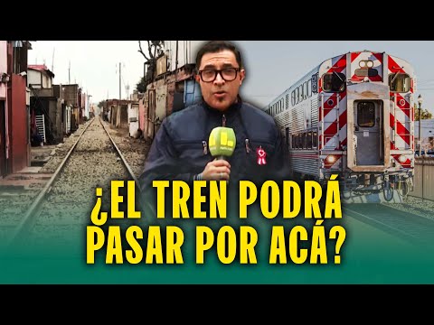"Esto es un peligro": Vecinos preocupados por estar muy cerca a rieles del tren Lima - Chosica