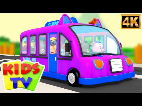 Wheels on the Bus, Loco Nuts Cartoon, பேருந்தில் சக்கரங்கள், Tamil Rhymes for Babies