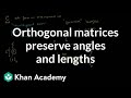 Understanding Orthogonal Matrices and Transformations