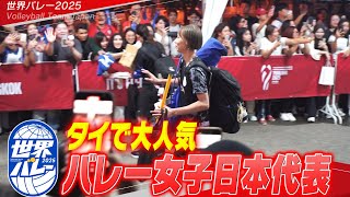 【タイで大人気】バレーボール女子日本代表【世界バレー2025 予選ラウンド】
