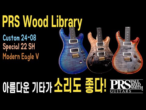 "아름다운 기타가 소리도 좋다!" I 「PRS Wood Library CU24-08 / Special 22 Semi hollow / Modern Eagle V」