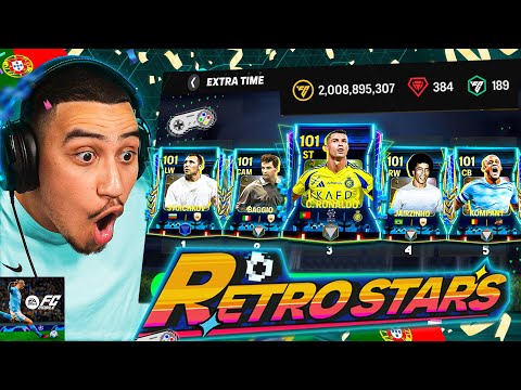 PACK OPENING 101 STAR RETRO SUR FC MOBILE ! 2 MILLIARD DE CREDITS 🤑