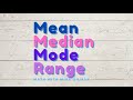 Exploring Mean, Median, Mode, and Range