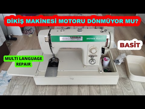 Dikiş Makinesi Motor Dönmüyor Arızasının Tamiri