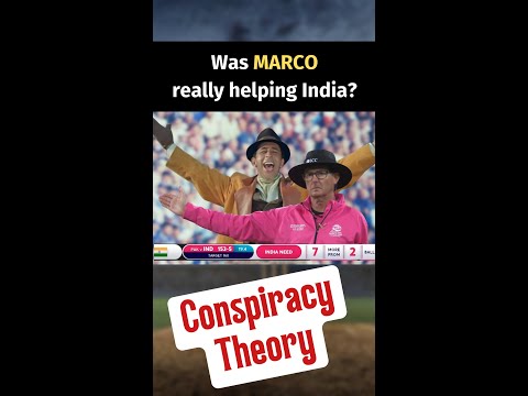 NO BALL Controversy in India Pakistan match created by MARCO? | Conspiracy Theory #shorts #indvspak