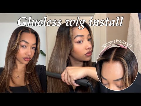 100% GLUELESS WIG INSTALL (BEGINNER FRIENDLY) | 2025 shade and style upgrades - hairvivi