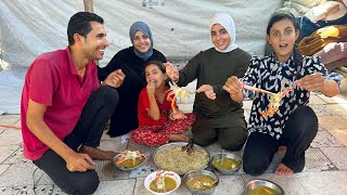 شو بصير معنا في غزة || فاجأنا البنات - أكل ما توقعوه!!!؟
