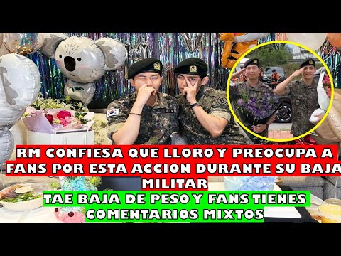 EL PESO DE TAEHUYNG PREOCUPA A FANS/RM REVELA Q LLORÓ PERO PREOCUPA SU NERVIOSISMO