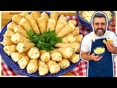 PETISCO PERFEITO PARA O SEU NATAL I CANUDINHOS DE MAIONESE I FÁCIL E PRÁTICO I Receitas de Pai