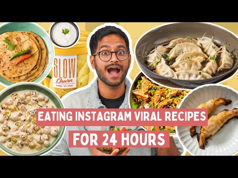 TESTING *VIRAL* INSTAGRAM RECIPES 😱 LIQUID ALOO PARATHA, RICE PAPER CROISSANT, MAKHANA MOUSSE & MORE