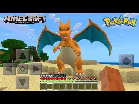 POKEMON ADDON PARA MINECRAFT PE 1.21 BEDOCK - EL MEJOR ADDON DE POKEMON 3D MCPE 1.21