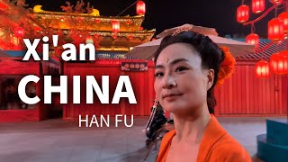 西安汉服体验！24小时穿越大唐｜旅行Vlog 24 Hours in Xi'an: Hanfu Experience You Can’t Miss! | Travel & Learn Chinese