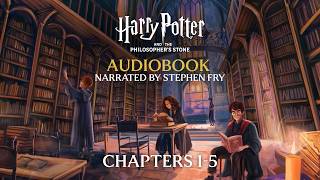 🔴 LIVE: Harry Potter and the Philosopher's Stone | Narrated by Stephen Fry | Chapters 1-5