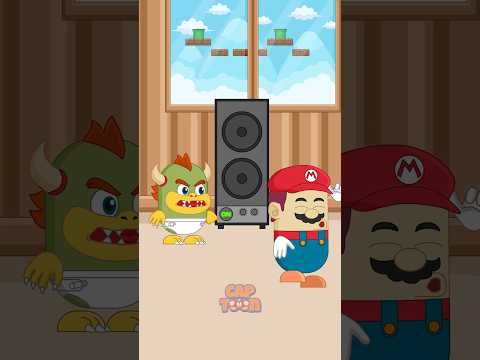 Mario is too Excited #funnycartoon #cartoonparody #nitendo #supermario