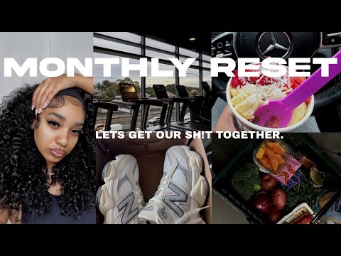 GETTING MY LIFE TOGETHER IN A WEEK (monthly reset/week in my life) new gym, grwm, shopping, etc...