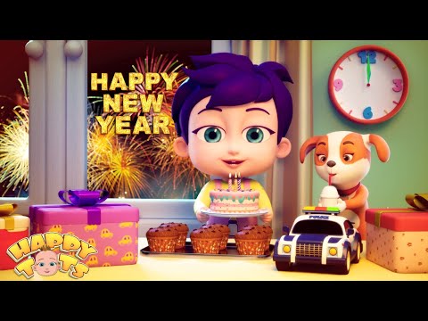 🌟 Happy New Year ♫ New Year Celebration Song | New Year Song for Kids | Happy Tots