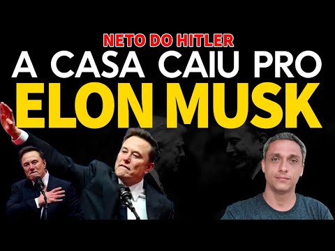 A casa caiu para Elon Musk - Imprensa descobriu que Musk é neto do Hitler HAHAHAH