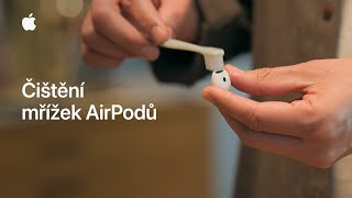 Jak čistit mřížky AirPodů | Podpora Apple