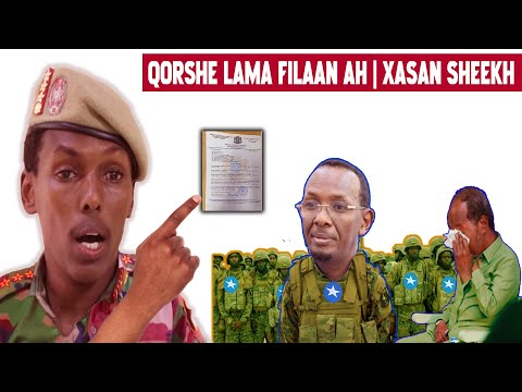 DEG DEG: xasan sheekh oo ka shalaayay xilka qaadista sanbaloolshe, dhabar jabin ciidan, xog moqokori