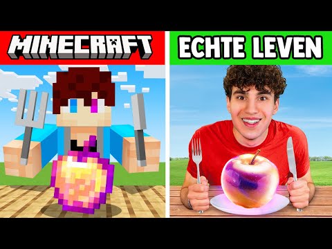 Wat Ik Eet In Minecraft, Eet Ik In Het Echt