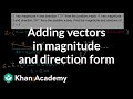 Vector Addition and Components