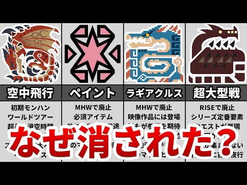 歴代モンハン 大人の事情で消されてしまった要素5選