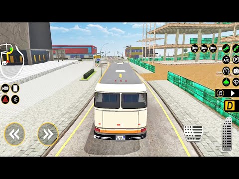 Indian EV AC Bus City Bus Simulator Parking Driving 2025 Video No - 27 | City Bus Driving Game