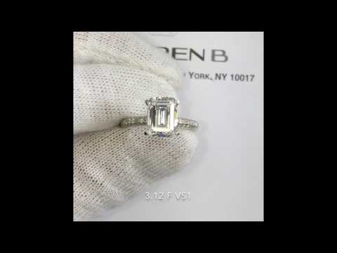 Loose Fine Quality 3 ct Emerald Cut Diamonds