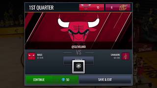Chicago bulls vs Cleveland cavaliers( nba gameplay)