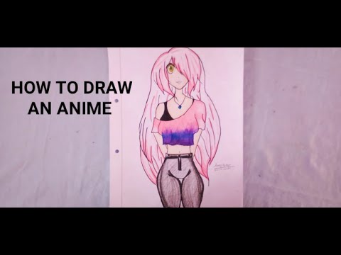 ANIME ART TUTORIAL- HOW TO DRAW AN ANIME GIRL