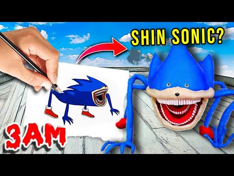 Do NOT DRAW Shin Sonic to LIFE at 3AM...(Gmod Sandbox)