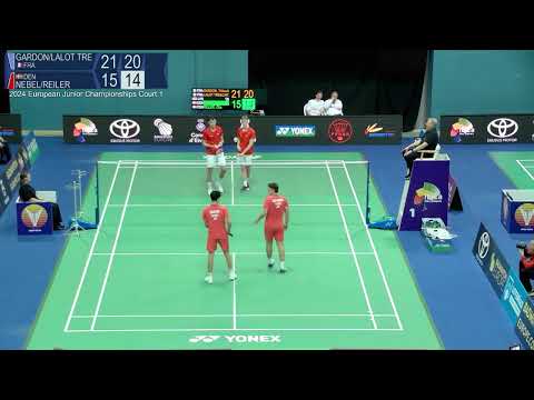 Match point - Gardon / Lalot Trescarte vs Nebel / Reiler - MD, Final - EJC 2024