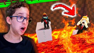 DIGITE ou CAIA na LAVA DO ROBLOX