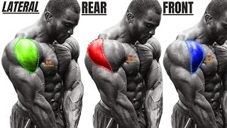 TOP 4 REAR DELTOID / LATERAL DELTOID / FRONT DELTOID WORKOUT WITH DUMBBELLS ONLY