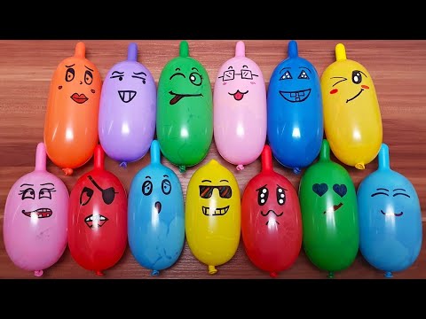 Fluffy Slime with Funny Balloons Satisfying ASMR #2567