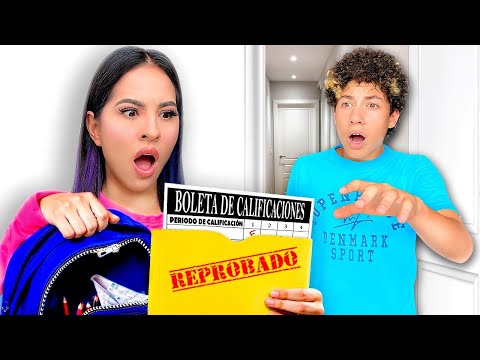 MI MAMÁ DESCUBRIÓ QUE REPROBÉ LA ESCUELA!!