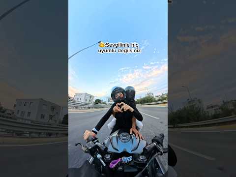 Sevgilimle uyumumuz şakamı😍#motor #keşfet #motovlog #keşfetteyiz #akım #sevgili #tiktok #düğün