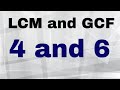 Finding LCM and GCF Concepts
